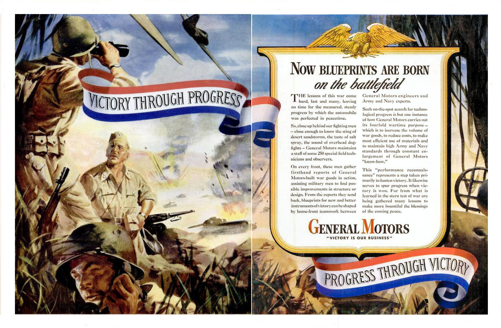 1943 General Motors Auto Advertising